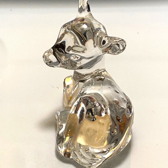 Princess House Pets DEER FAWN Figurine 24% Lead Crystal Made in Germany Vintage - Picture 5 of 9